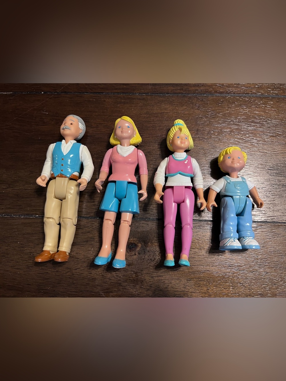 Vintage 1990s Fisher Price Loving Family Dollhouse Figures Lot